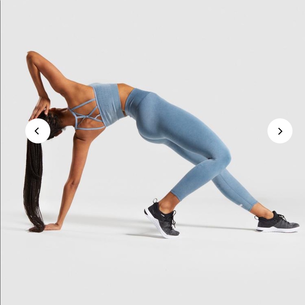 Gymshark Studio leggings & sports bra set in teal